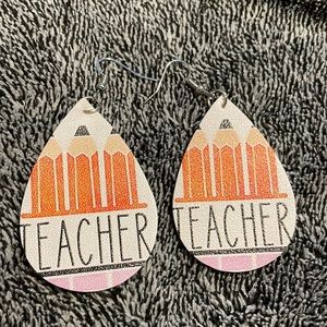 “Teacher” earrings